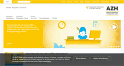 Desktop Screenshot of hebammen-azh.de